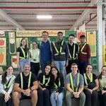 Group photo of Toronto 2024 Articling Students volunteering at the Daily Bread Food Bank